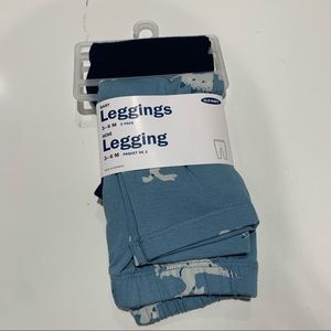 Old Navy 2 pack Baby Leggings - Size 3-6 months